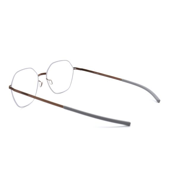 NEW IC! BERLIN HALNY WHITE COPPER AUTHENTIC EYEGLASSES FRAME - Picture 8 of 14